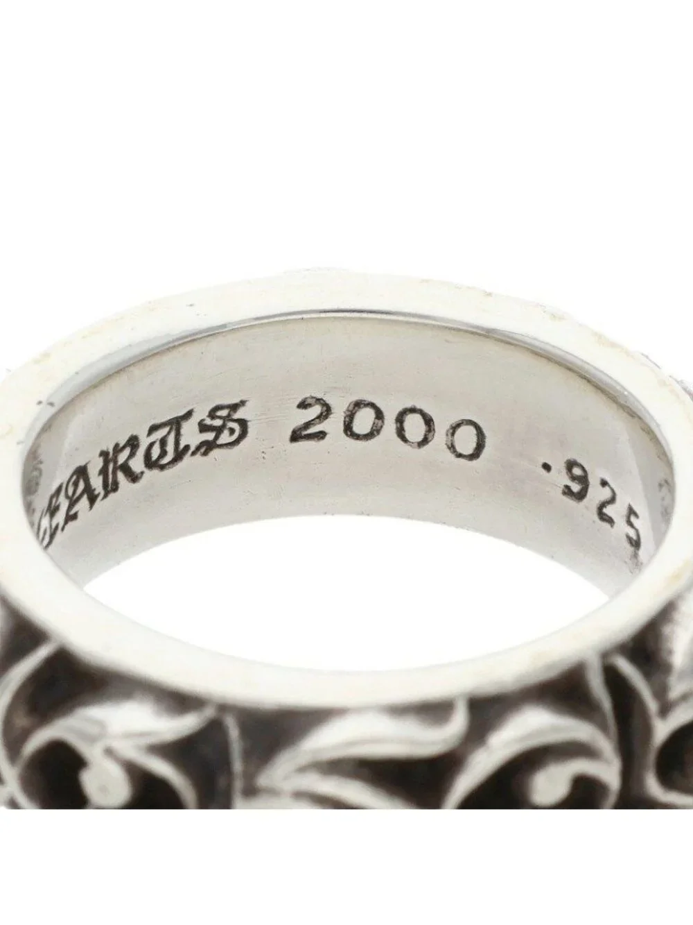 Chrome Hearts Etrnity Vine Band Eternity Silver Ring